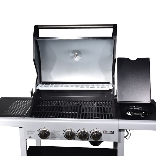 ΨΗΣΤΑΡΙΑ ΥΓΡΑΕΡΙΟΥ UNIMAC GAS BBQ (661331) 3+1 (ΠΛΑΪΝΗ) ΕΣΤΙΕΣ BLACK TREND LINE